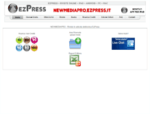 Tablet Screenshot of newmediapro.ezpress.it